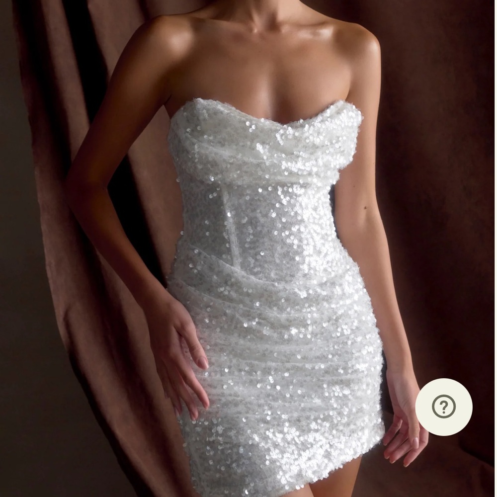 Meshki Nala Strapless Sequin Mini Dress